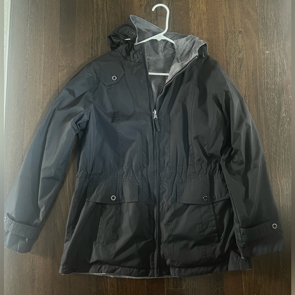 St. John's Bay Women’s Reversible Hooded Jacket